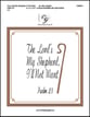 The Lord's My Shepherd, I'll Not Want Handbell sheet music cover